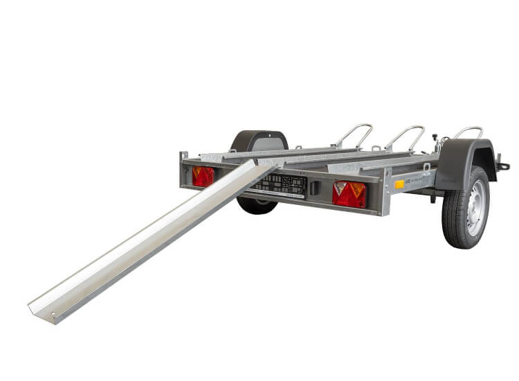 PRZYCZEPA MOTOCYKLOWA - 3 MOTOCYKLE